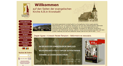 Desktop Screenshot of honterusgemeinde.ro